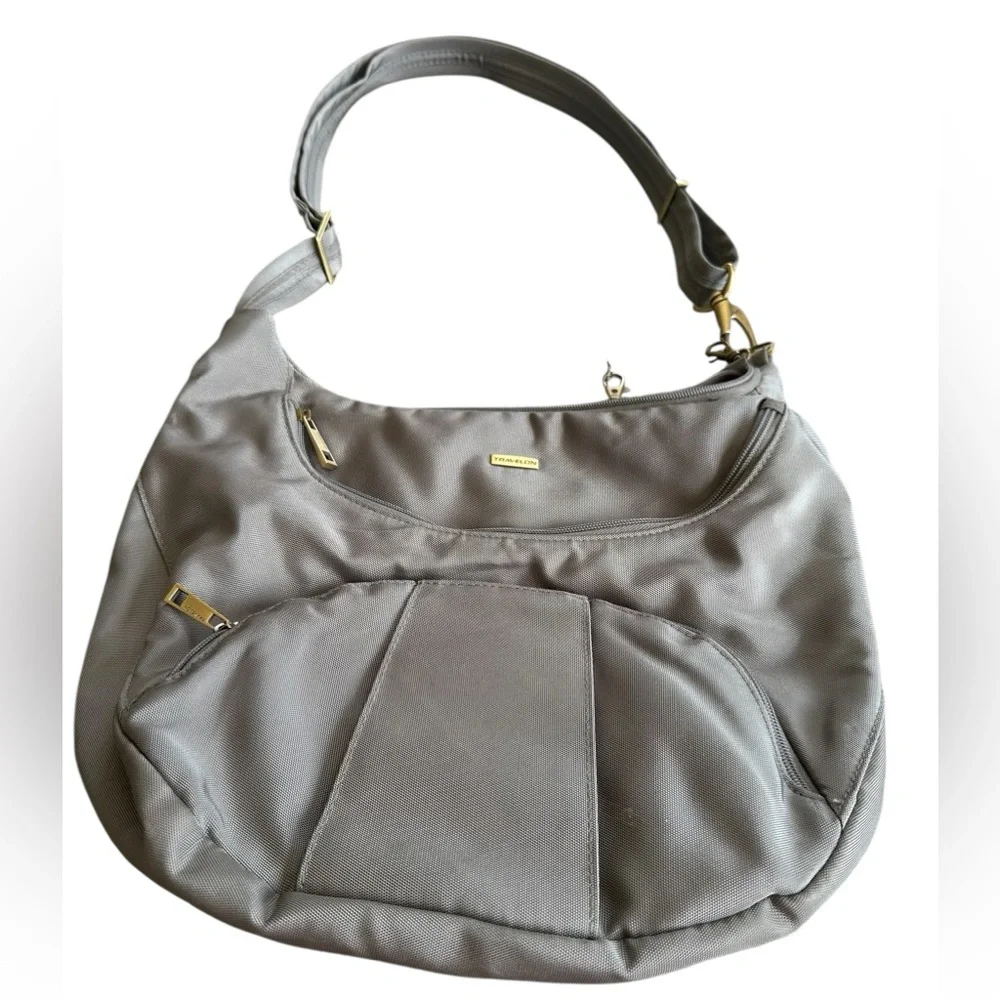 Travelon Gray Shoulder/Crossbody Bag